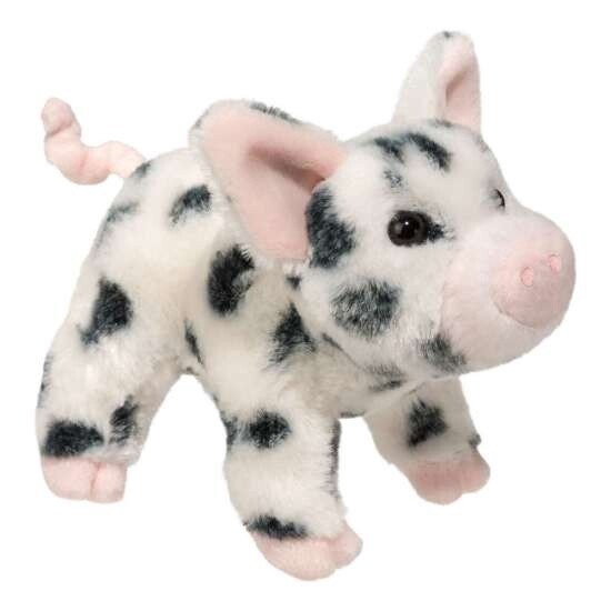 Douglas 7&quot; Black Spotted Pig (Leroy)