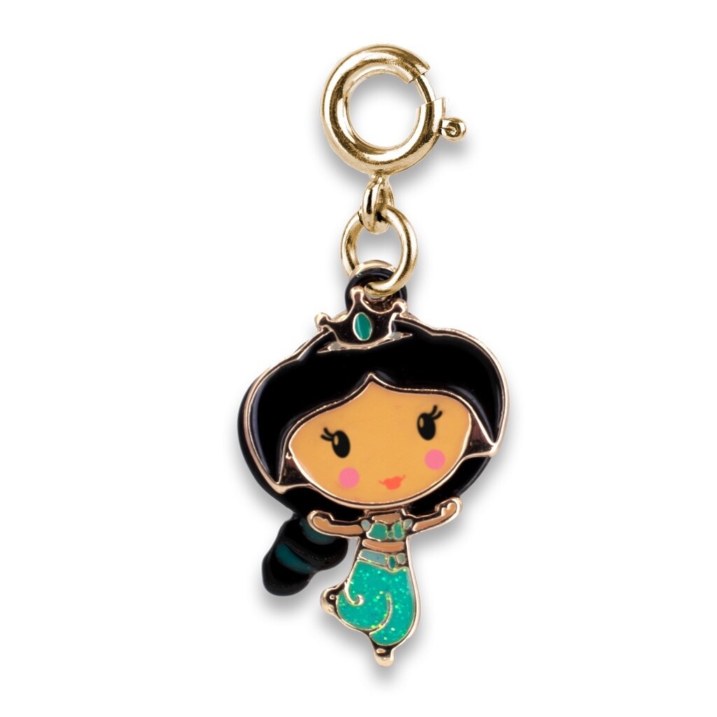 Charm It Disney Gold Swivel Jasmine Charm
