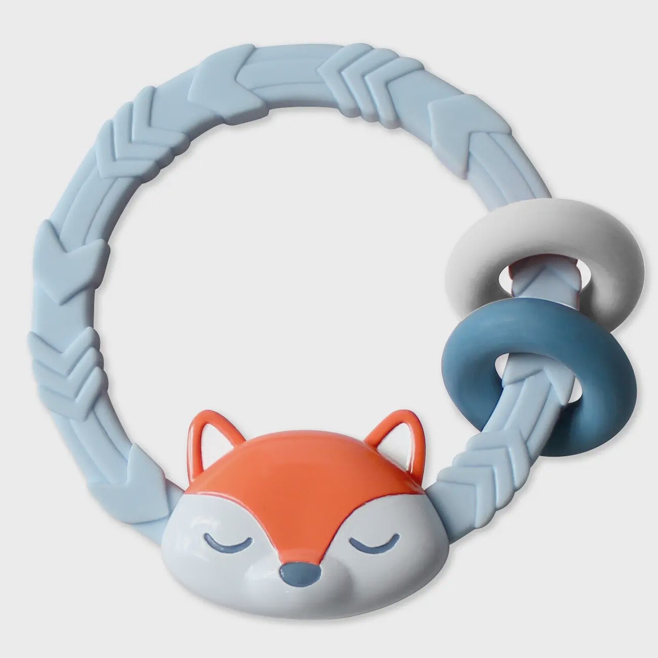 Itzy Ritzy Ritzy Rattle Silicone Teether Rattles (Fox)