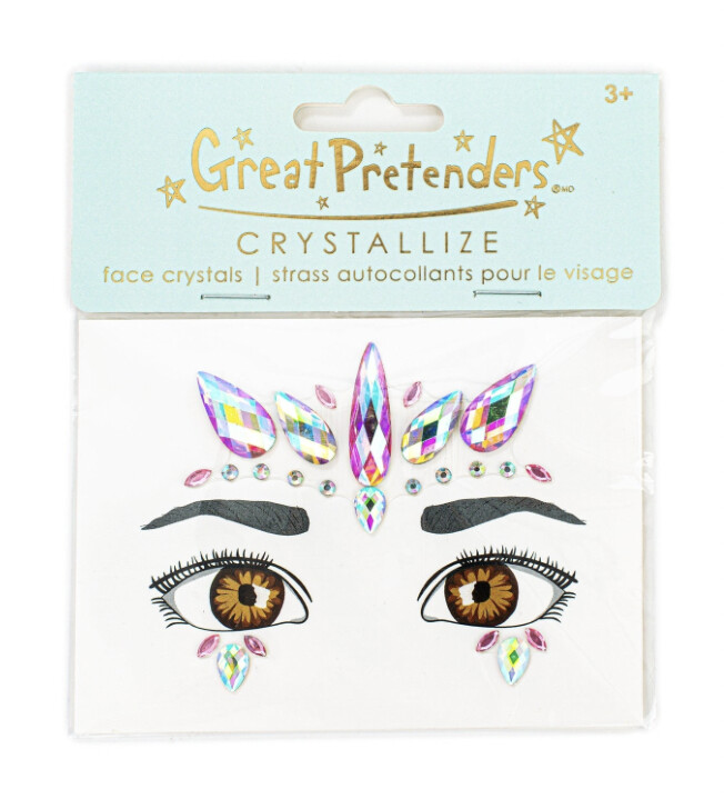 Great Pretenders Face Crystals Pink Unicorn Set