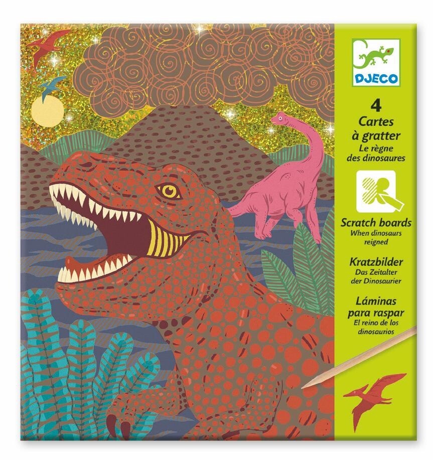 Djeco Scratch Cards (When Dinosaurs Reigned)