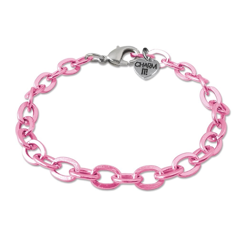 Charm It Chain Bracelet (Pink)