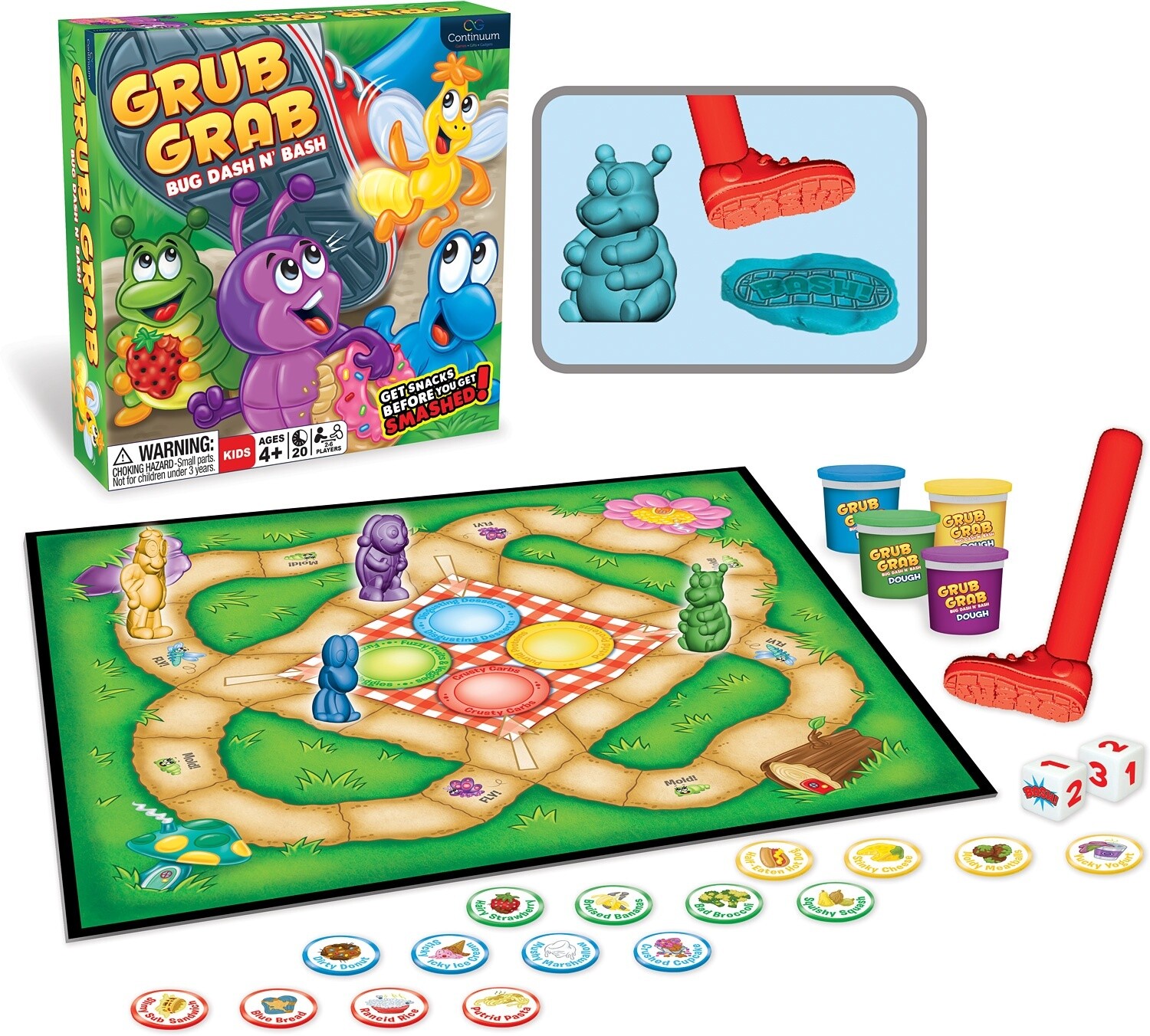 Continuum Games Grub Grab: Bug Dash and Bash