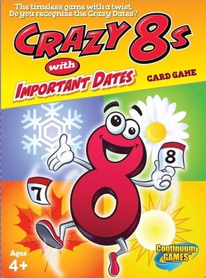 Continuum Games Crazy 8s with Important Dates