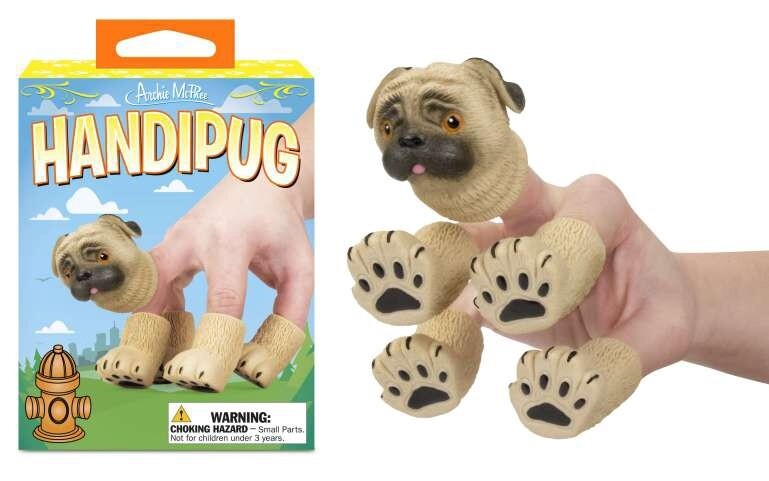 Archie McPhee Finger Puppet - Handipug