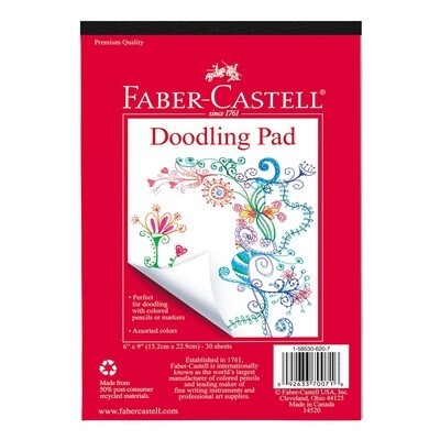 Faber-Castell Doodling Pad 6&quot; x 9&quot;