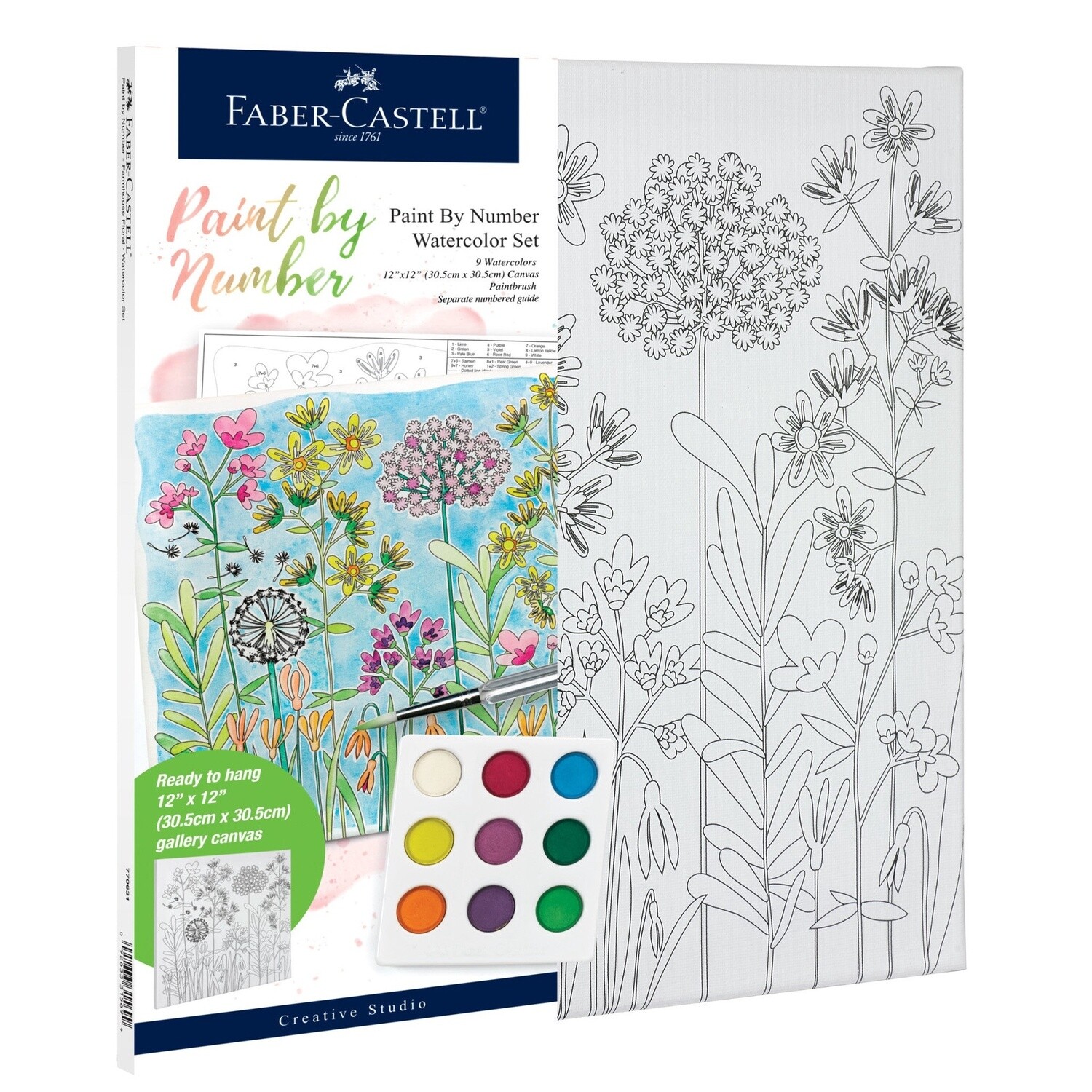 Faber-Castell Watercolor Paint by Number - Farm House