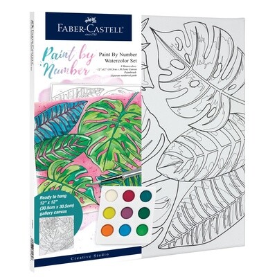 Faber-Castell Watercolor Paint by Number - Tropical