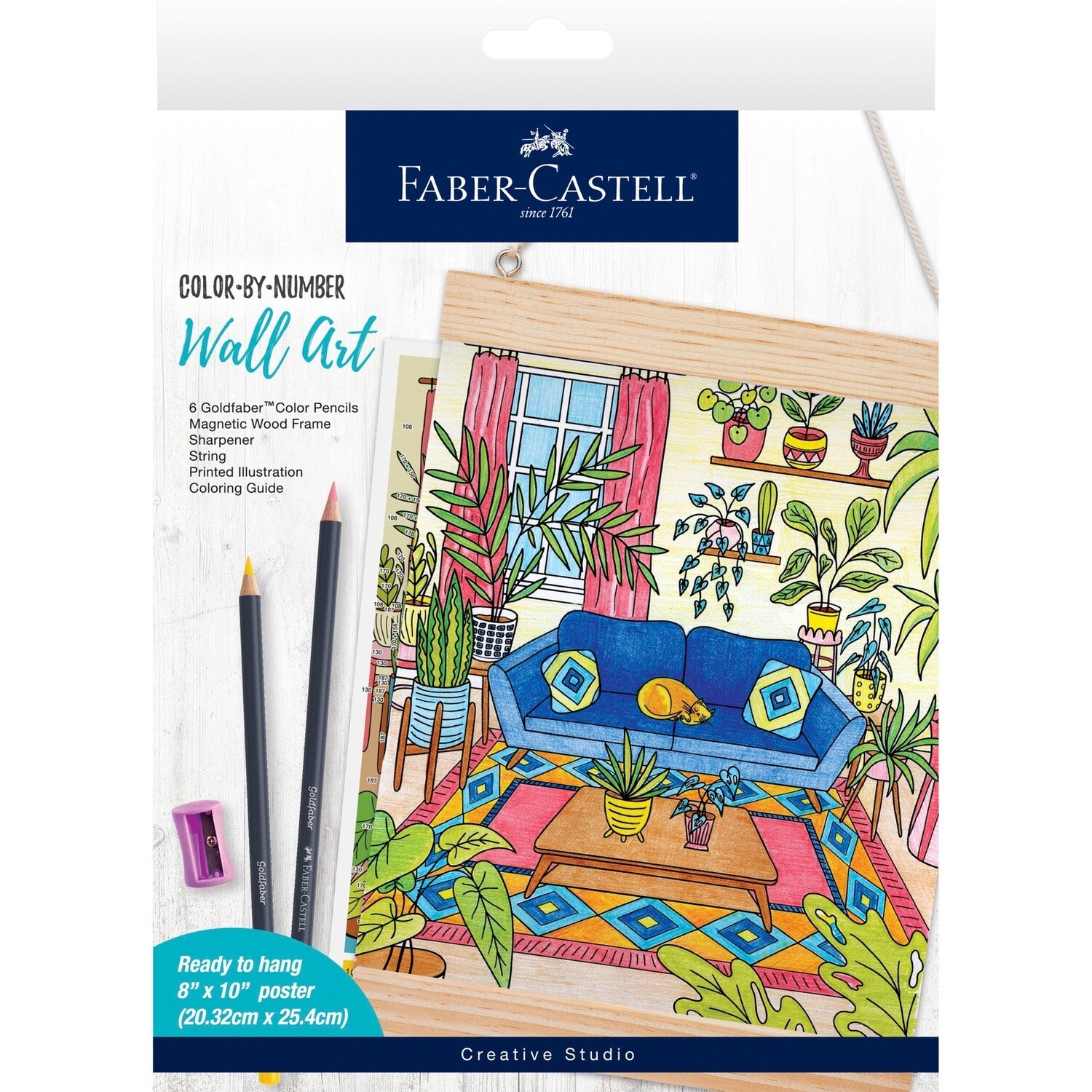 Faber-Castell Color by Number Wall Art Plant Room