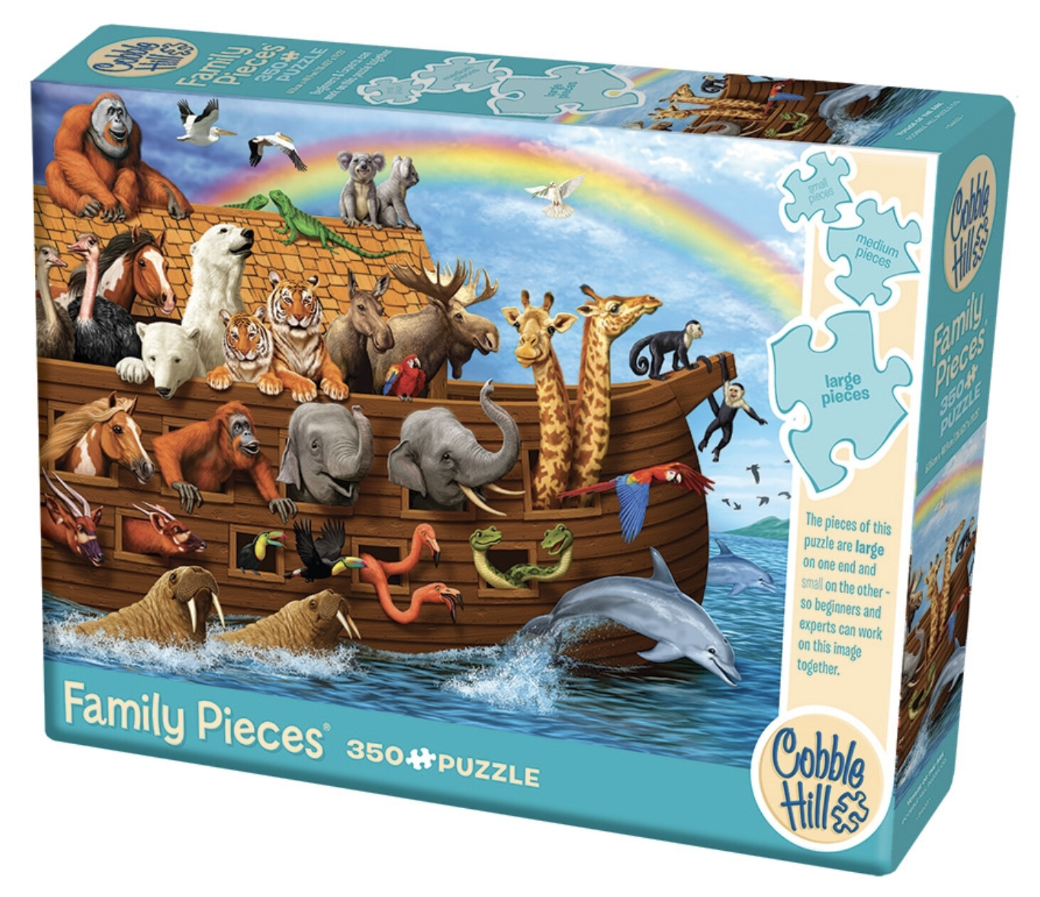 Cobble Hill Voyage of the Ark Family Pieces Puzzle (350 pc)