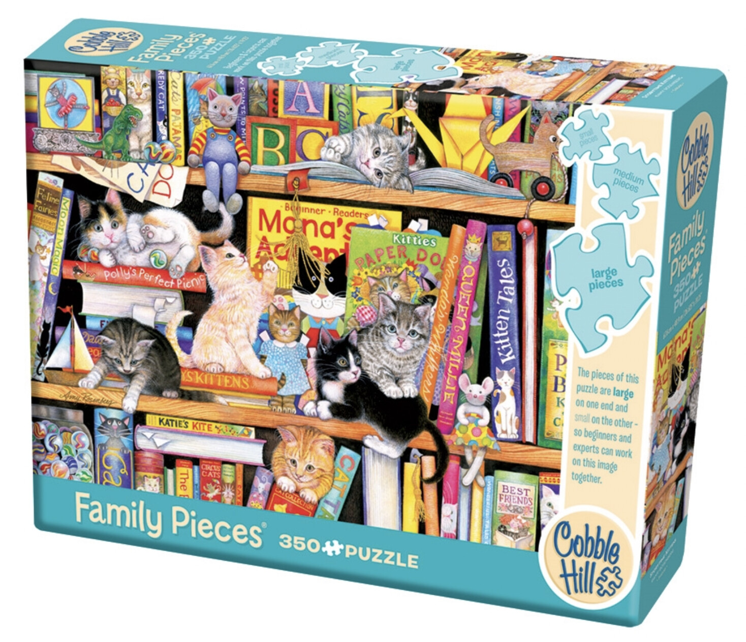 Cobble Hill Storytime Kittens Family Pieces Puzzle (350 pc)