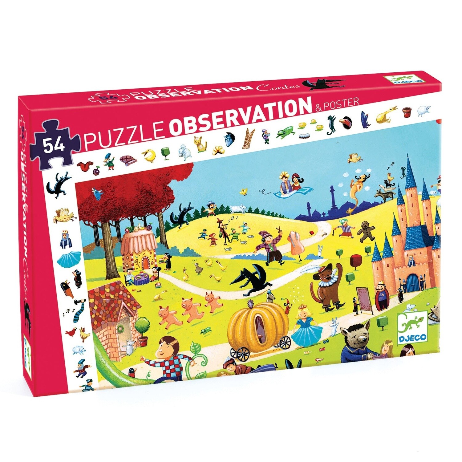 Djeco Observation Puzzle - Fairy Tales (54 pc)