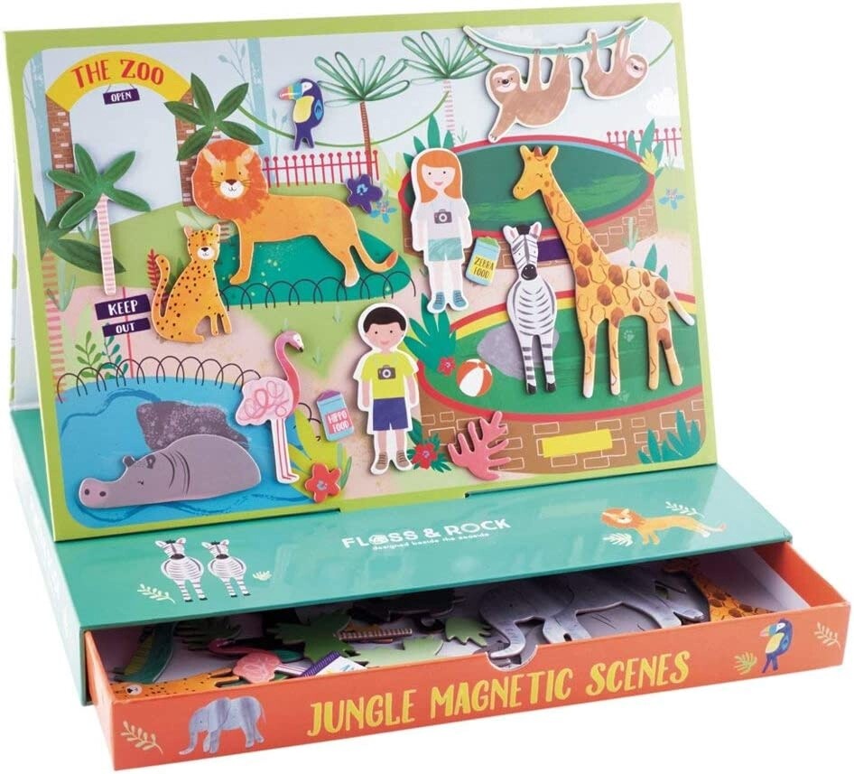 Floss &amp; Rock Magnetic Play Scenes (Jungle)