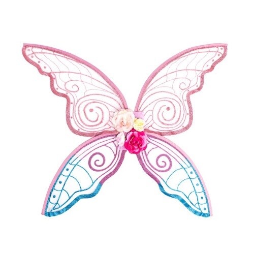Great Pretenders Pink and Blue Fairy Blossom Wings