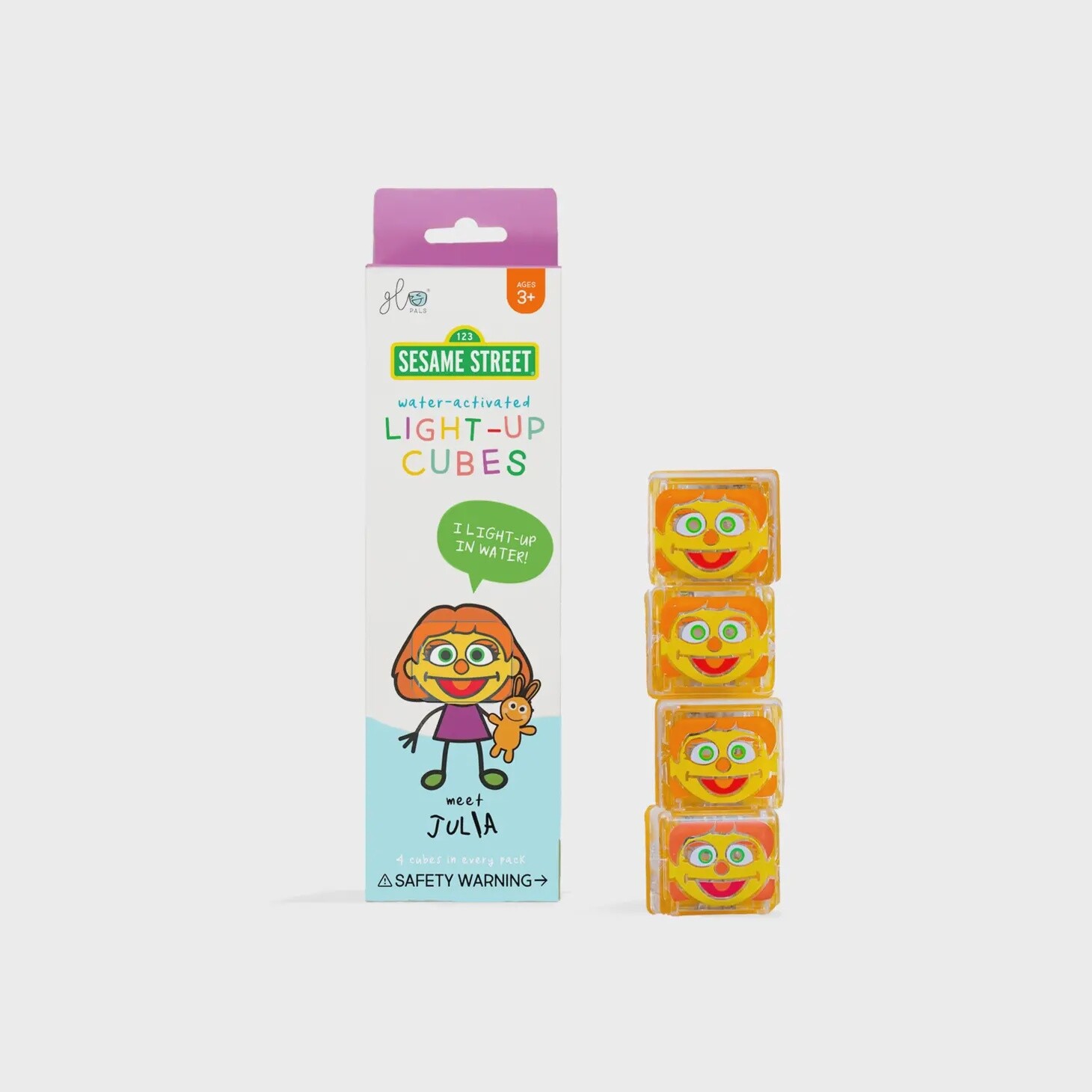 Glo Pals Sesame Street Julia 4PK Light Up Cubes