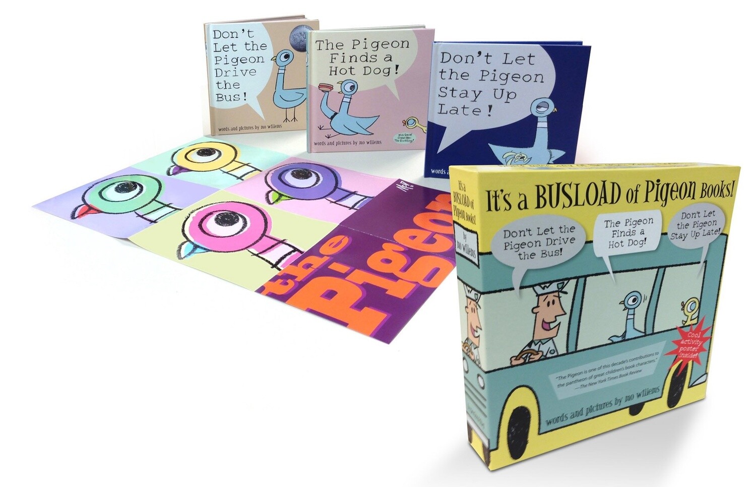 Mo Willems It’s a Busload of Pigeon Books!