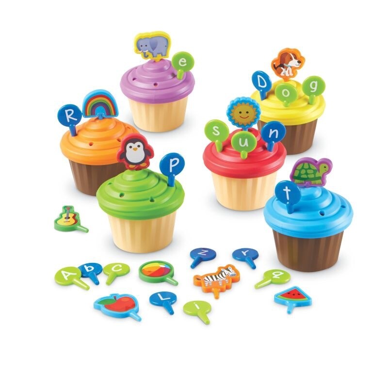 Learning Resources ABC Party Cupcake Toppers