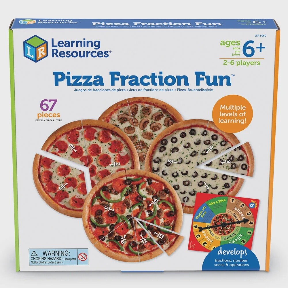 Learning Resources Pizza Fraction Fun