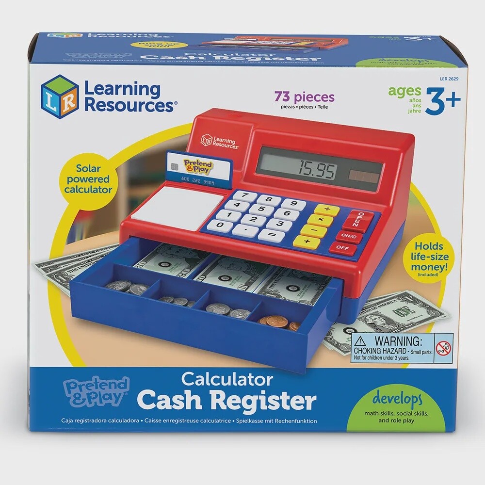 Learning Resources Pretend &amp; Play Calculator Cash Register