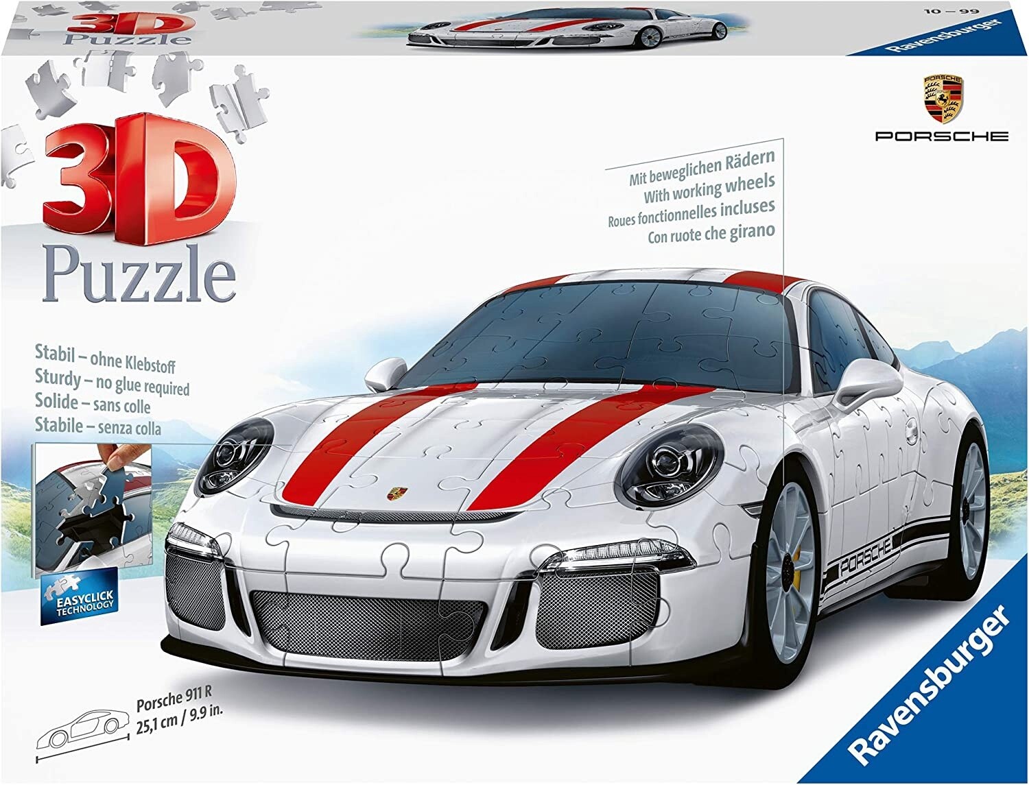 Ravensburger 3D Puzzle: Porsche 911 R