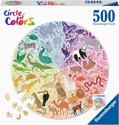 Ravensburger Circle of Colors Animals Puzzle (500 pc)
