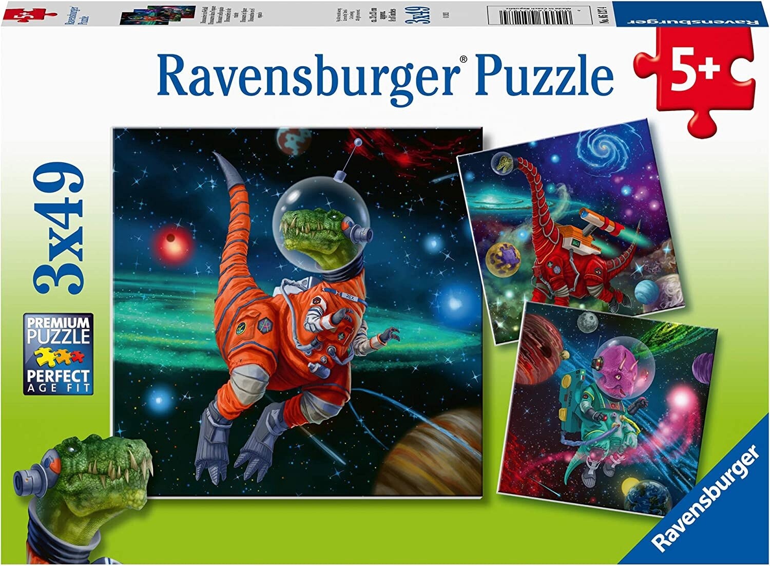 Ravensburger Dinosaurs in Space Puzzles (3 x 49 pc)