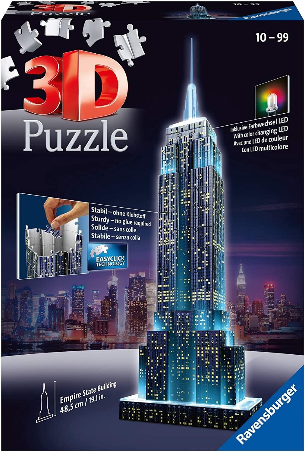 Ravensburger 3D Puzzle: Empire State Building (Night Edition)