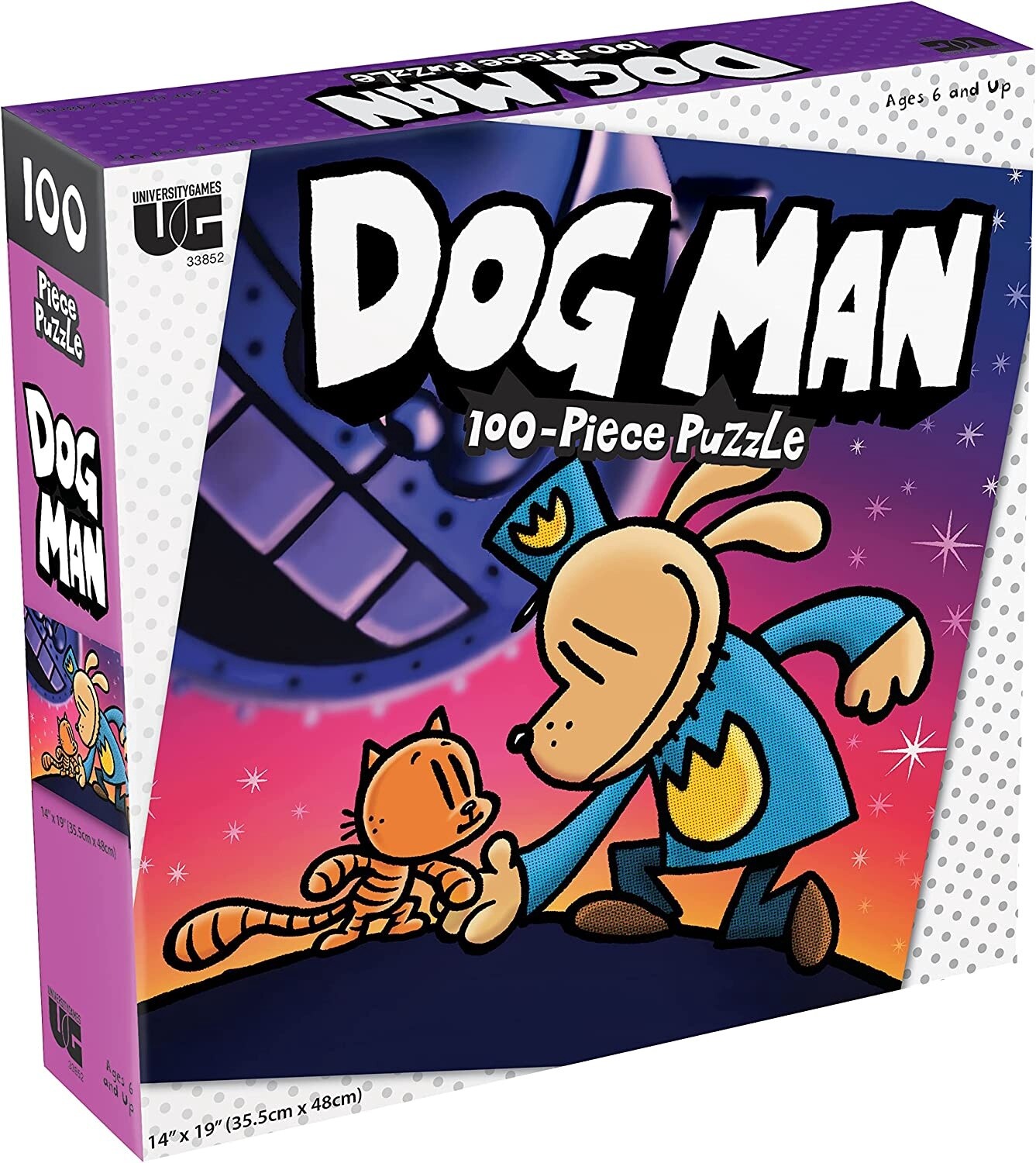 University Games Dog Man Grime and Punishment Puzzle (100 pc)
