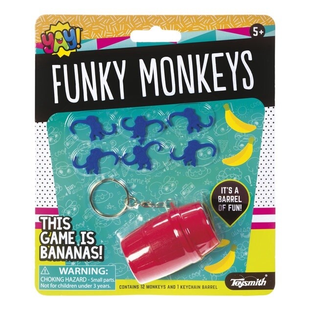 Toysmith Funky Monkeys Keychain
