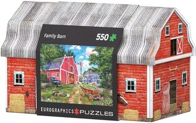 Eurographics Family Farm Puzzle Tin (550 pc)