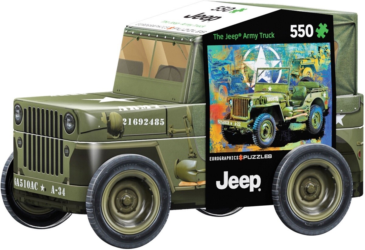 Eurographics Military Jeep Puzzle Tin (550 pc)