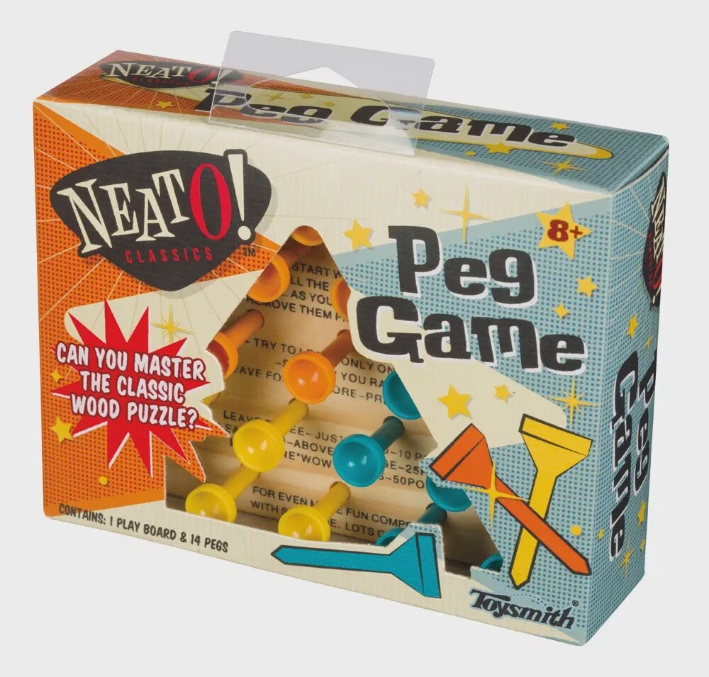 Toysmith Neato Classic Wooden Peg Game