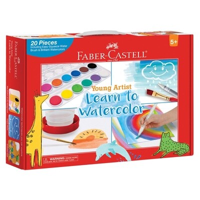 Faber-Castell Young Artists Learn to Watercolor Set