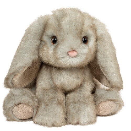 Douglas 12&quot; Sitting Floppy Bunny (Licorice)
