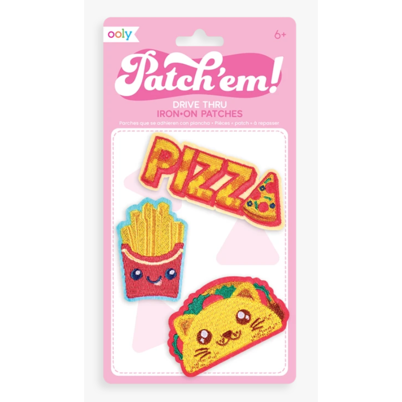 Ooly Iron On Patches (Drive Thru)