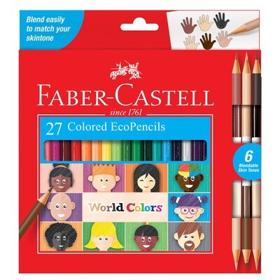 Faber-Castell World Colors 27 ct EcoPencils