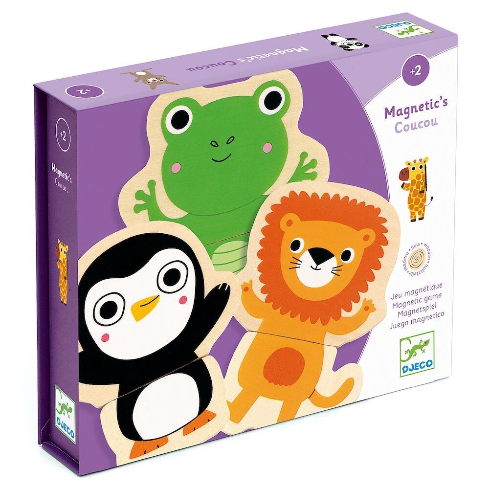Djeco Wooden Magnets Coucou Animal Mix &amp; Match