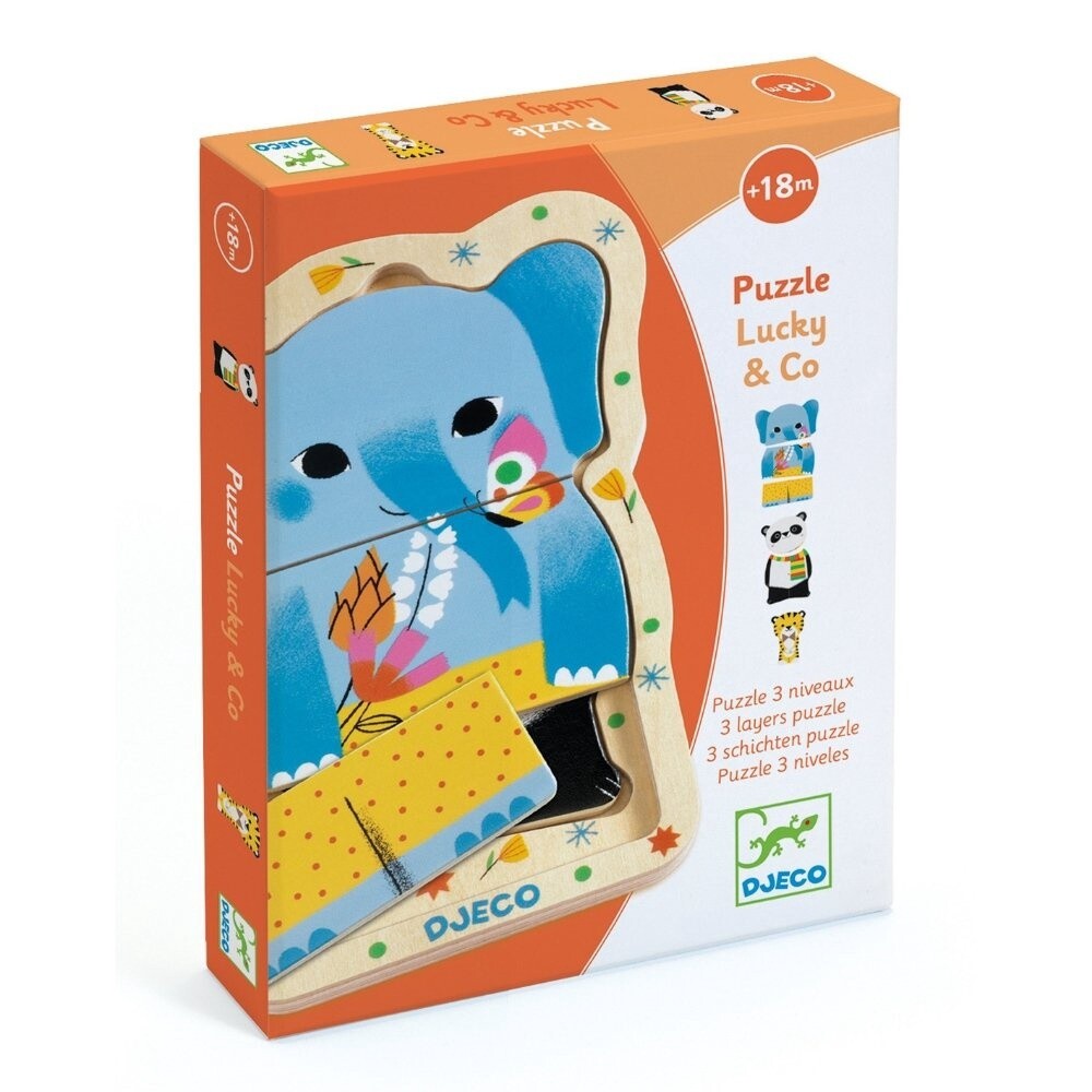 Djeco Wooden Puzzle (Lucky &amp; Co)