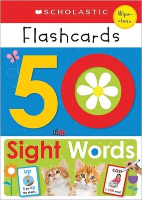 Early Learners Flashcards: 50 Sight Words