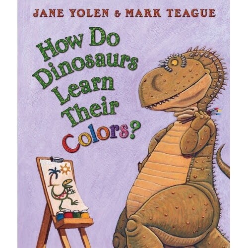How Do Dinosaurs Learn Their Colors? (Board Book)