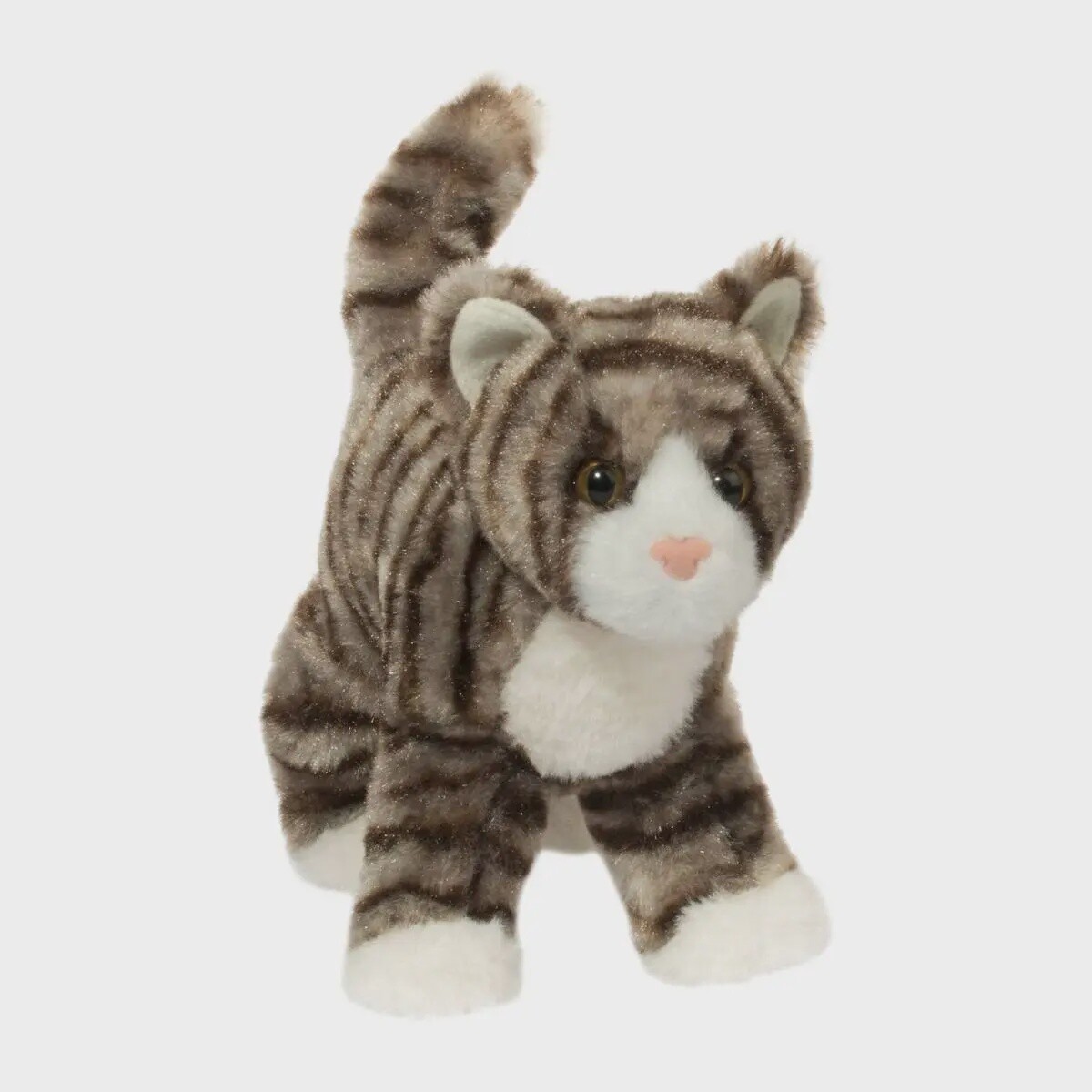 Douglas 8&quot; Gray Striped Cat (Zigby)