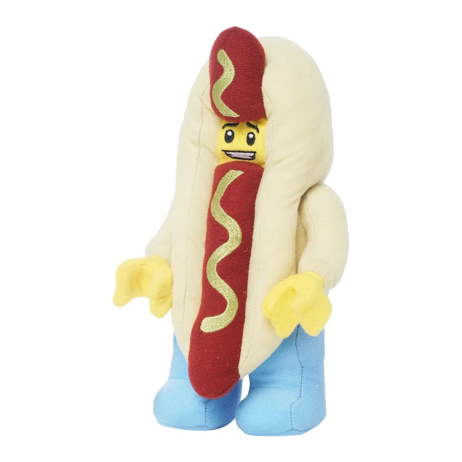Lego Hot Dog Guy MiniFigure Plush (Small)