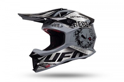 Casco Motocross Ufo Plast Intrepid Metal Glossy