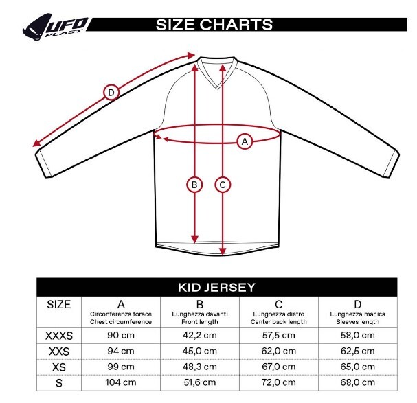 Maglia Motocross Ufo Plast Kimura Boy