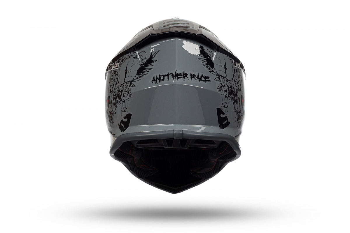 Casco Motocross Ufo Plast Intrepid Metal Glossy