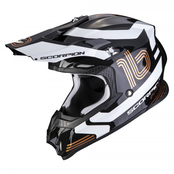 CASCO SCORPION VX-16 AIR TUB Metallo nero-oro