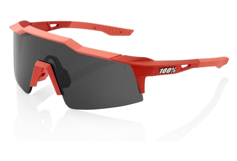 OCCHIALI 100% SPEEDCRAFT SL CORAL SMOKE LENS OCCHIALI 100% SPEEDCRAFT SL CORAL SMOKE LENS