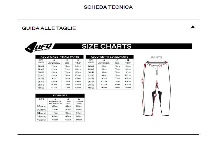 Ufo plast Pantaloni Motocross Vanadium