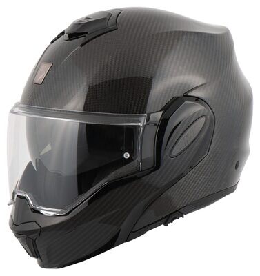 Casco Moto Modulare Scorpion - Exo Tech Evo Carbon Solid