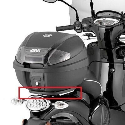 GIVI SR6705 Kit attacco posteriore bauletto Monolock® per Aprilia Scarabeo 50